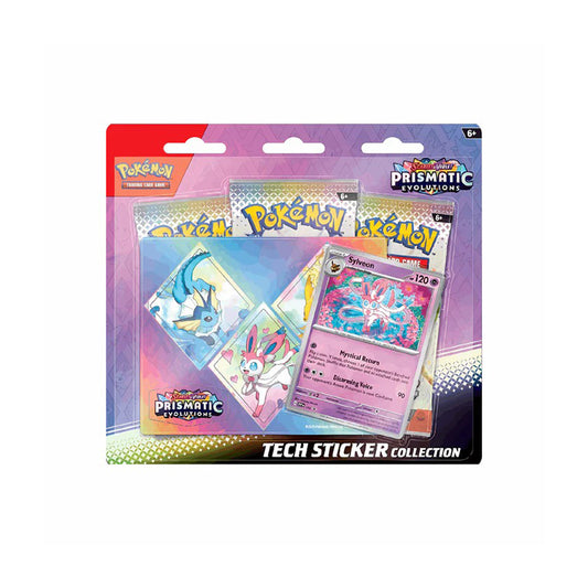 Pokémon Evoluzioni Prismatiche Blister Sylveon da 3 Buste e Adesivo