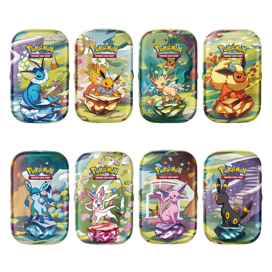 Pokémon Evoluzioni Prismatiche Mini Tin Display da Collezione (8x Mini Tin)