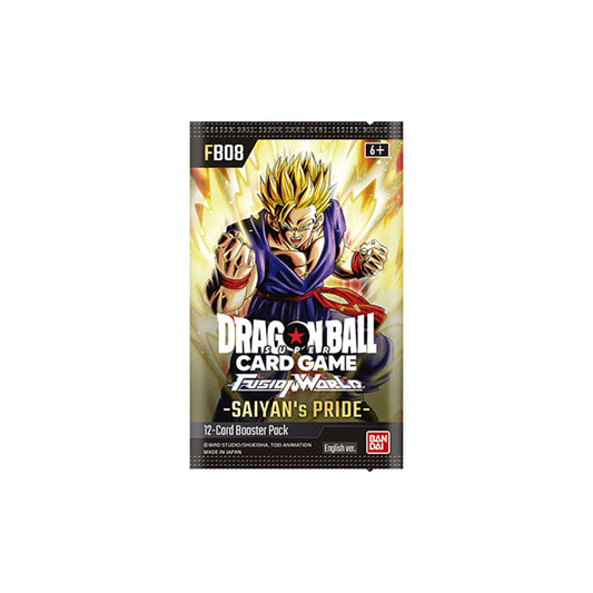 Dragon Ball Fusion World Saiyan's Pride Booster FB08 (12 Cards)