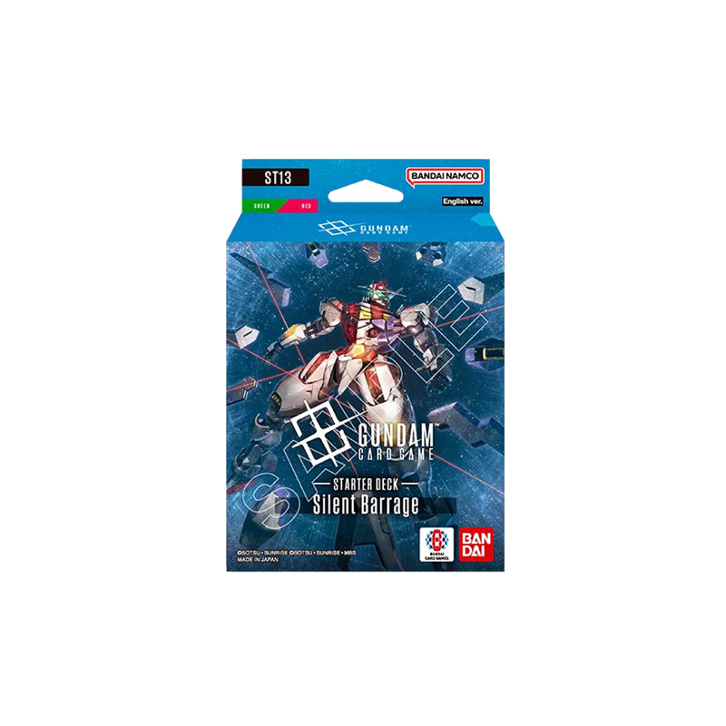 Gundam Card Game Starter Deck ST13 Silent Barrage ENG