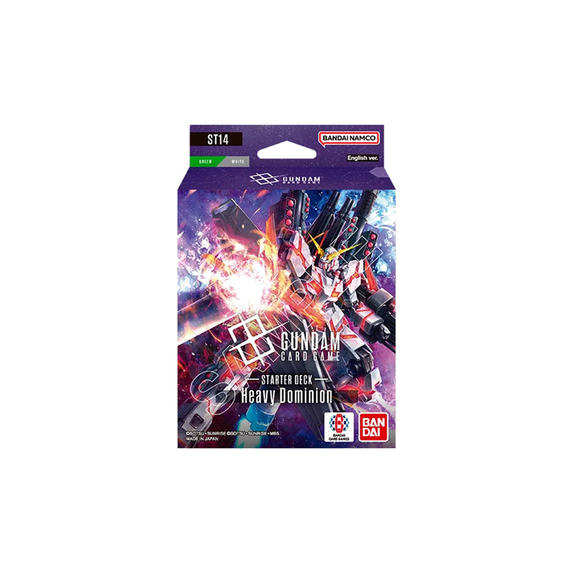 Gundam Card Game Starter Deck ST14 Heavy Dominion ENG