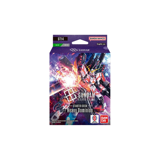 Gundam Card Game Starter Deck ST14 Heavy Dominion ENG