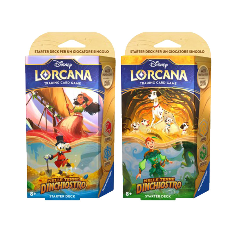 Disney Lorcana Into the Inklands Starter Deck Bundle (2x Decks)