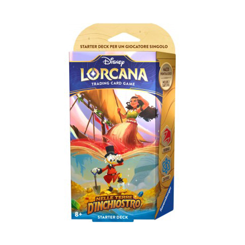 Disney Lorcana Into the Inklands Starter Deck Rubino - Zaffiro