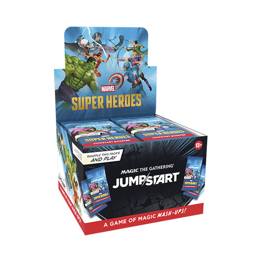 magic marvel super heores jumpstart box inglese da 24 buste