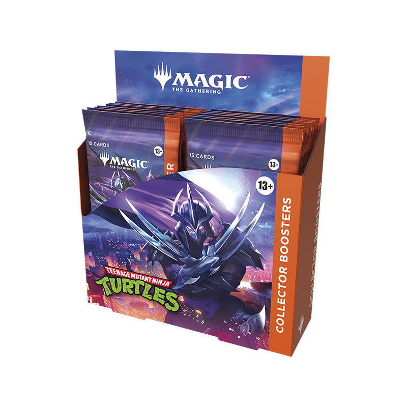 magic x teenage mutant ninja turtles tmnt collector box da 12 buste inglese - collector booster
