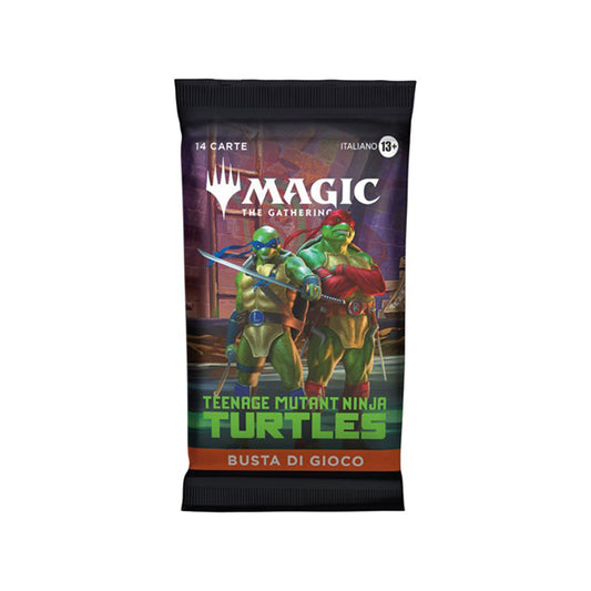 magic x teenage mutant ninja turtles tmnt busta da gioco da 14 carte italiano