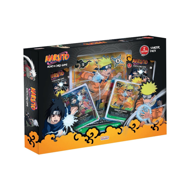 Naruto Mythos TCG Ninja Card Game Special Pack Sasuke + Naruto ENG