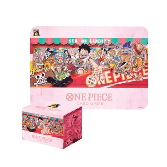 One Piece Playmat and Card Case Set 25th Edition