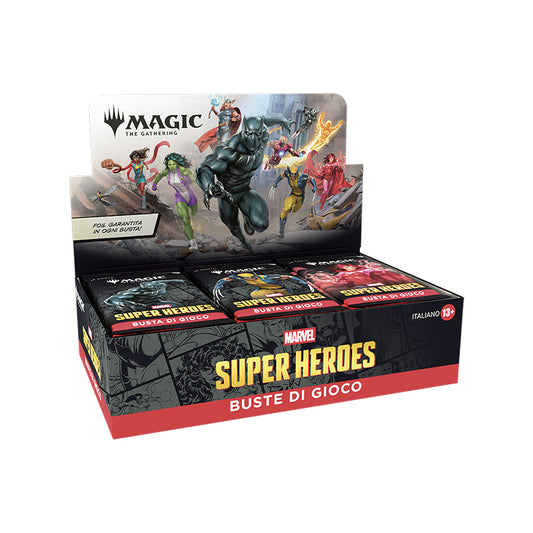 Magic x Marvel Super Heroes Play Booster Box ITA (30 Buste)