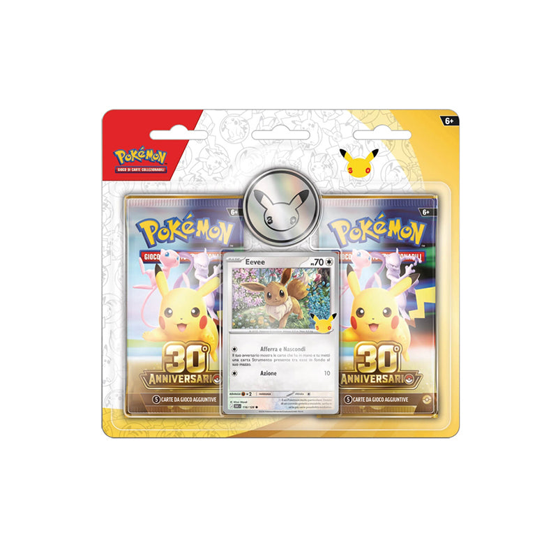 Pokémon 30° Anniversario Blister 2 Buste ITA