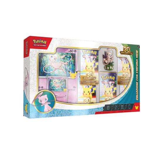 Pokémon 30° Anniversario Collezione con Statuina Mew ITA