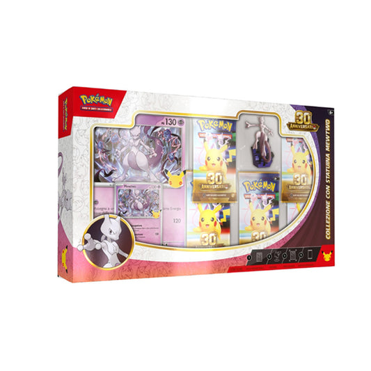 Pokémon 30° Anniversario Collezione con Statuina Mewtwo ITA