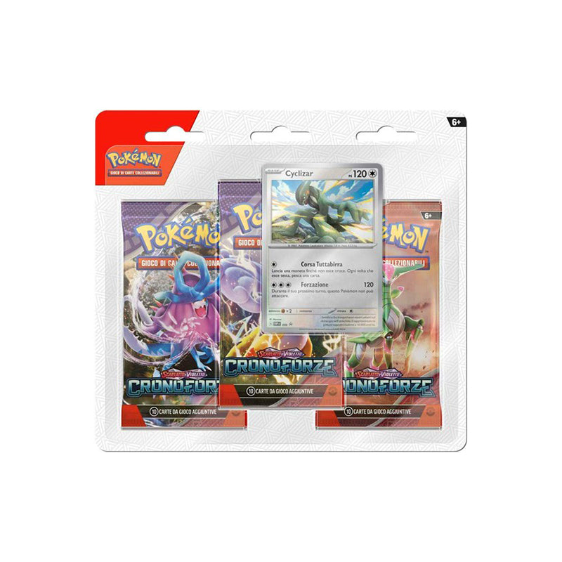 Pokémon Cronoforze Blister Cyclizar (3 Packs + 1 Card)