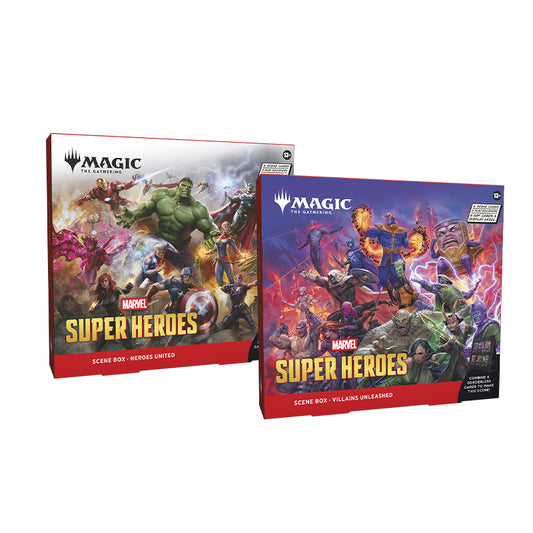 magic marvel super heroes scene box bundle 2x inglese