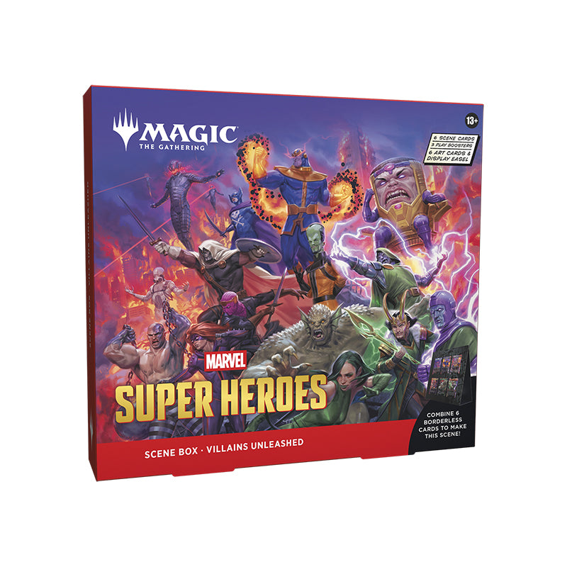magic marvel super heroes scene box villains unleashed inglese