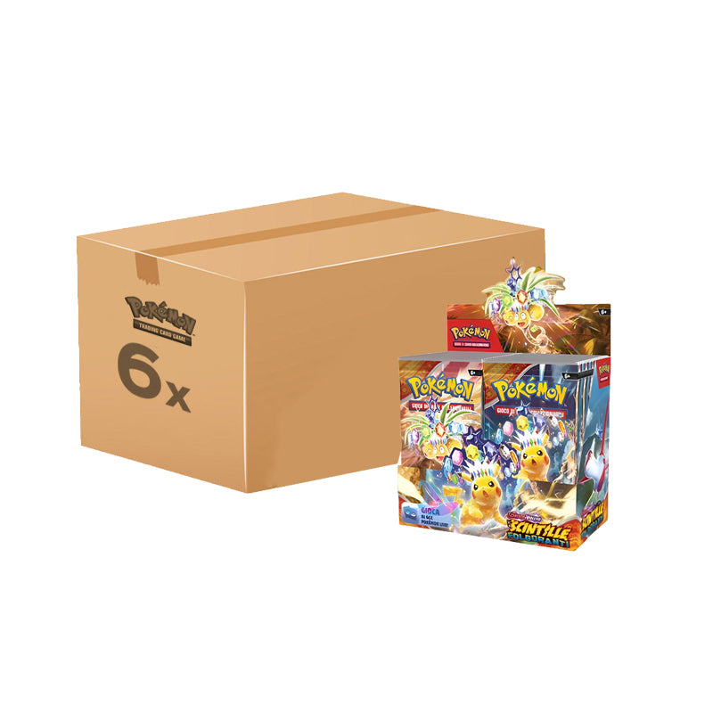 Pokémon Scintille Folgoranti Case Booster Box (6x Booster Box)