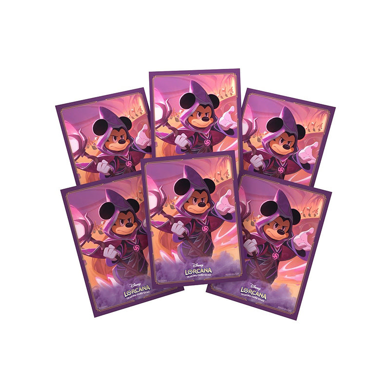 disney lorcana sleeve mickey mouse il regno di jafar bustine protettive