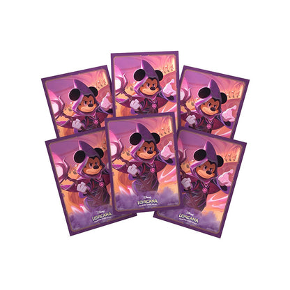 disney lorcana sleeve mickey mouse il regno di jafar bustine protettive