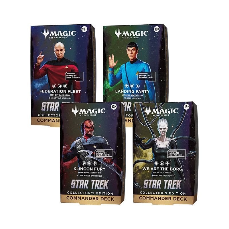 magic Star Trek commander deck collector edition inglese