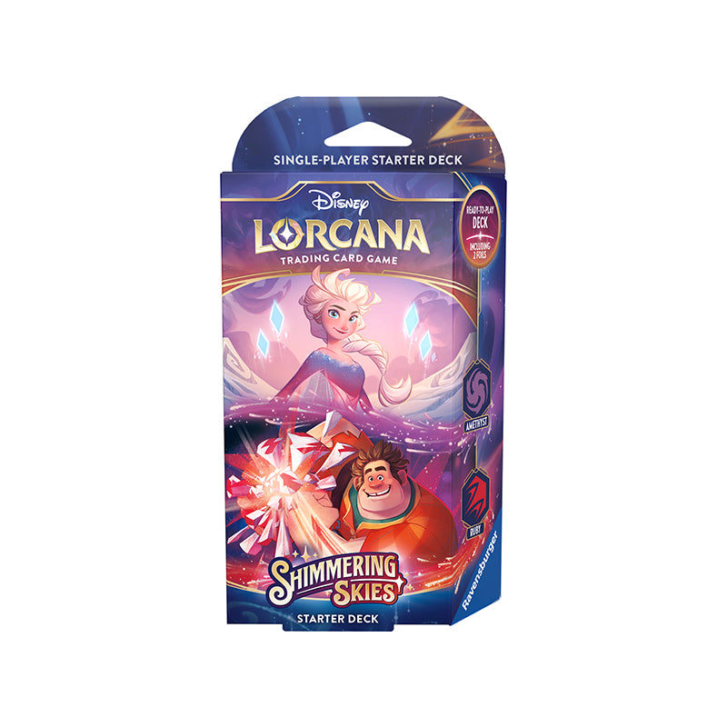 Disney Lorcana Shimmering Skies Starter Deck Ametista-Rubino