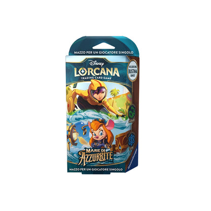 Disney Lorcana Mare di Azzurrite Starter Deck Smeraldo-Zaffiro