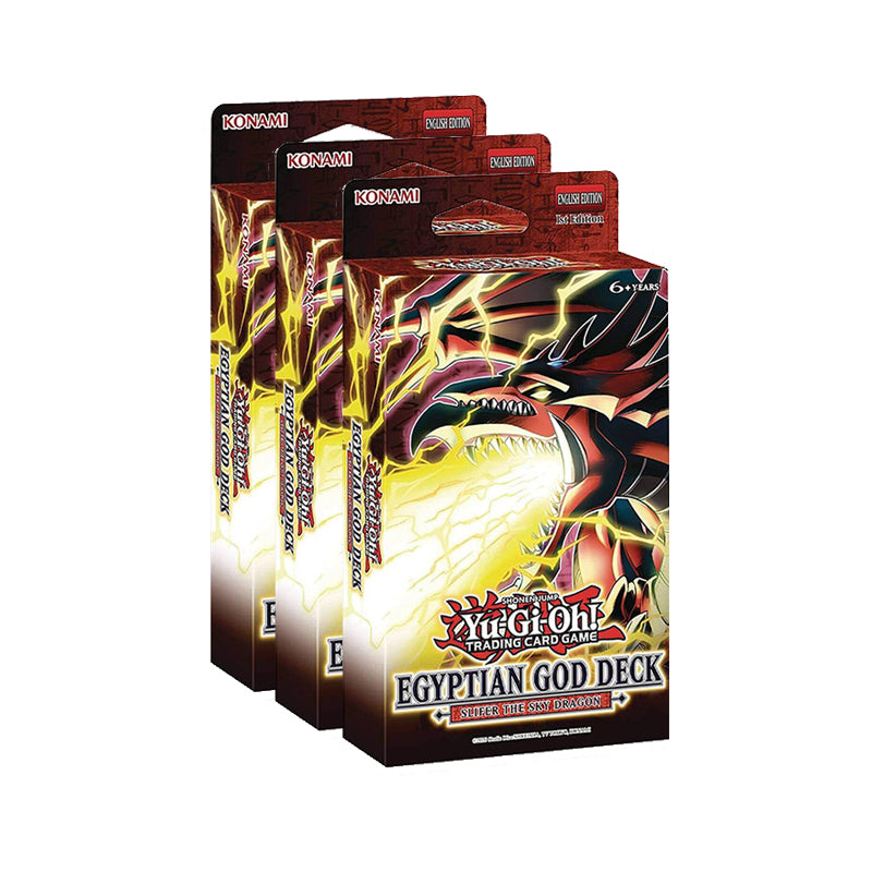 Egyptian God Deck: Slifer the Sky Dragon 3x (Unlimited Ed.)